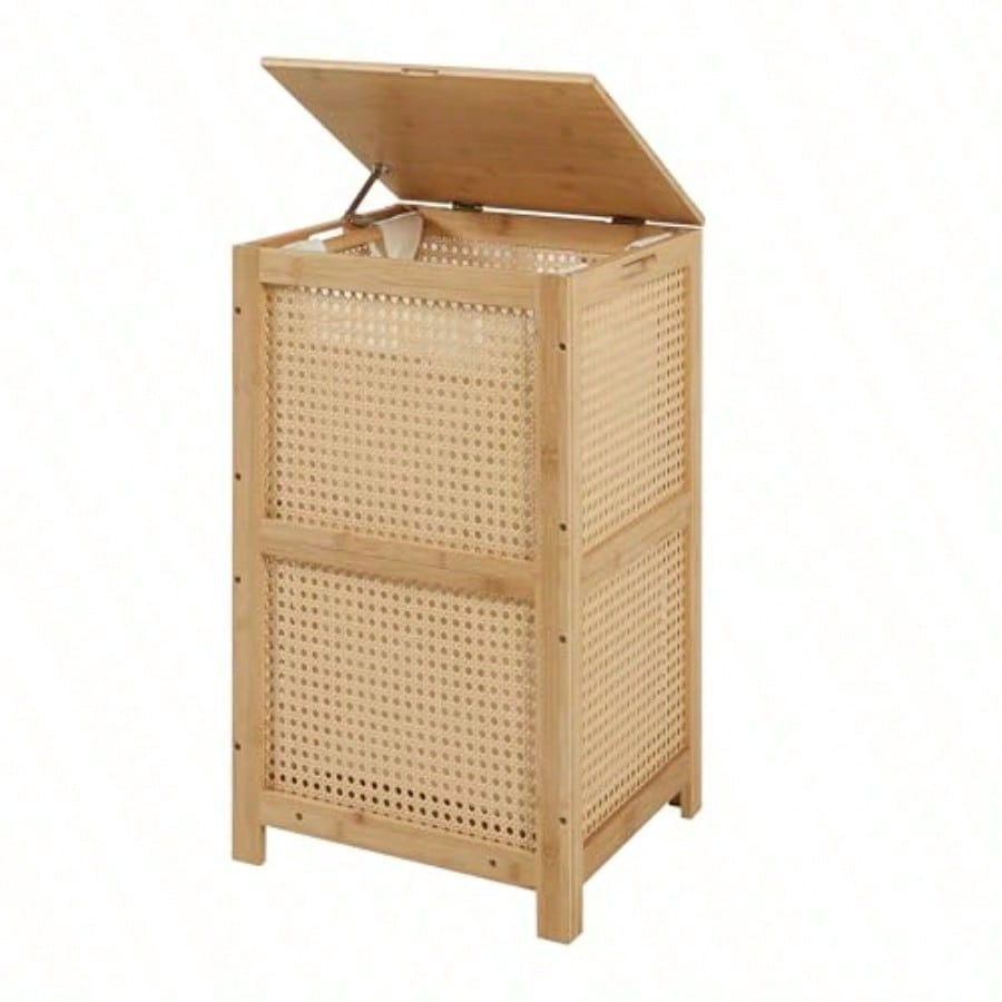 Basket Bag Wicker - Cesto per la Biancheria in Vimini