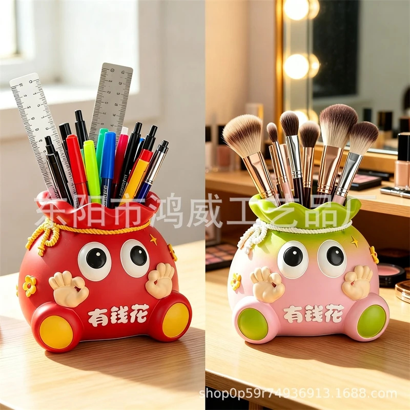 Women Vanity Bags - Portapenne a forma di sacchetto di
