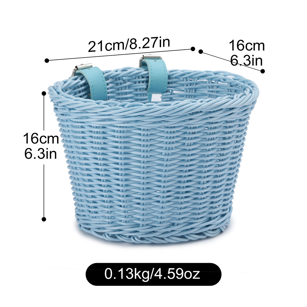 Basket Bag Wicker - Cestino Anteriore per Bicicletta Intrecciato a
