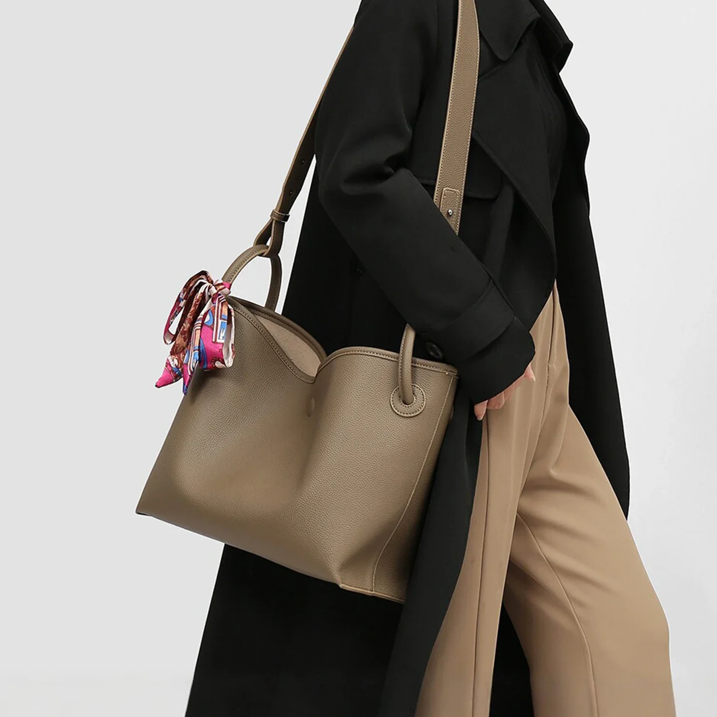 Women Bags Leather - Borsa a Mano di Lusso Leggera