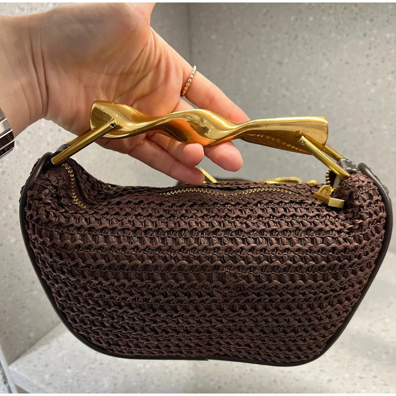 Women Bags High End Brands - Borsa intrecciata a mano di marca