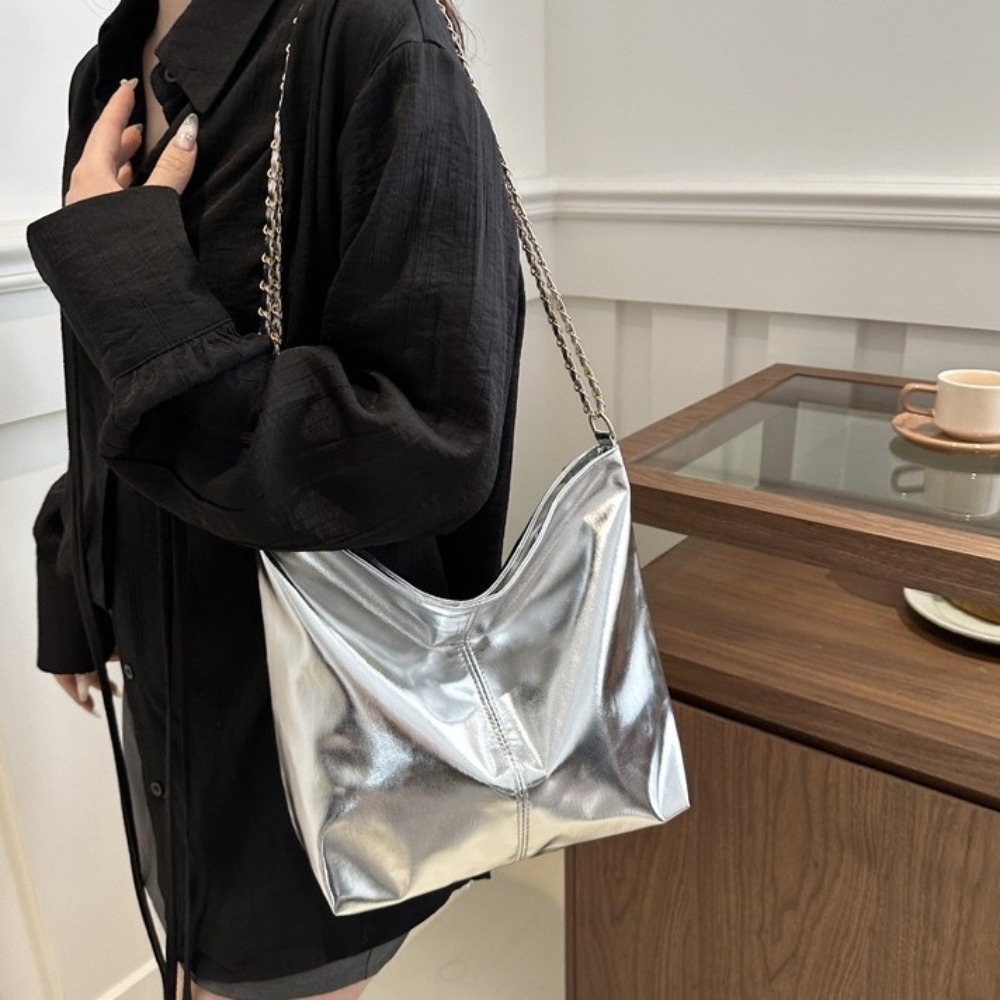Women Bags Medium Size - Borsa Tote Retrò in Pelle PU