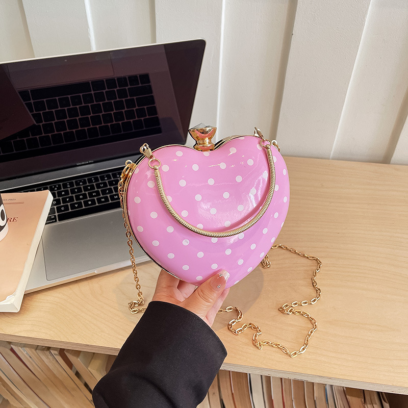 Women Bags And Purses - Mini borse a forma di cuore,