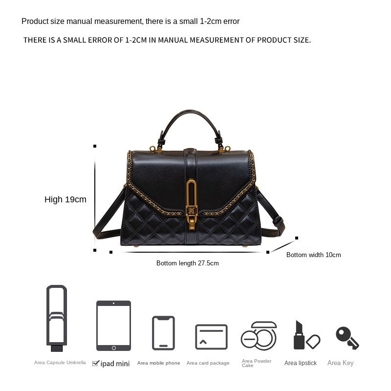 Borsa a mano con griglia di di - Women Bags High End Brands recensione e prezzo