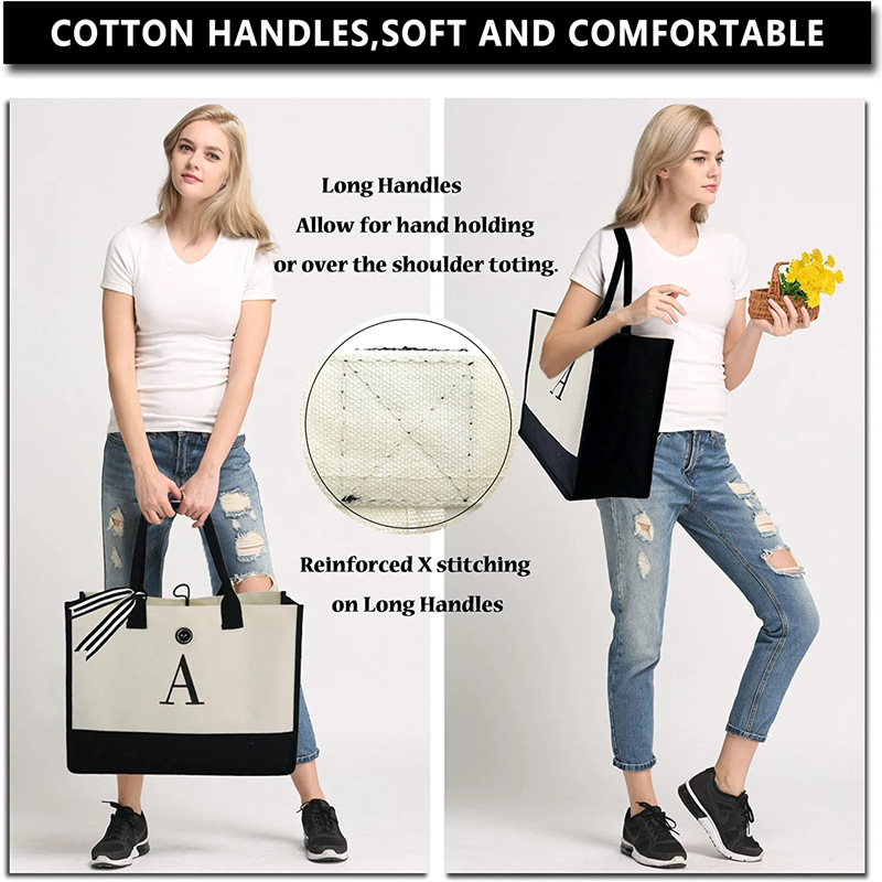 Borsa tote moda tela totes let - Shopper Tote Canvas recensione e prezzo