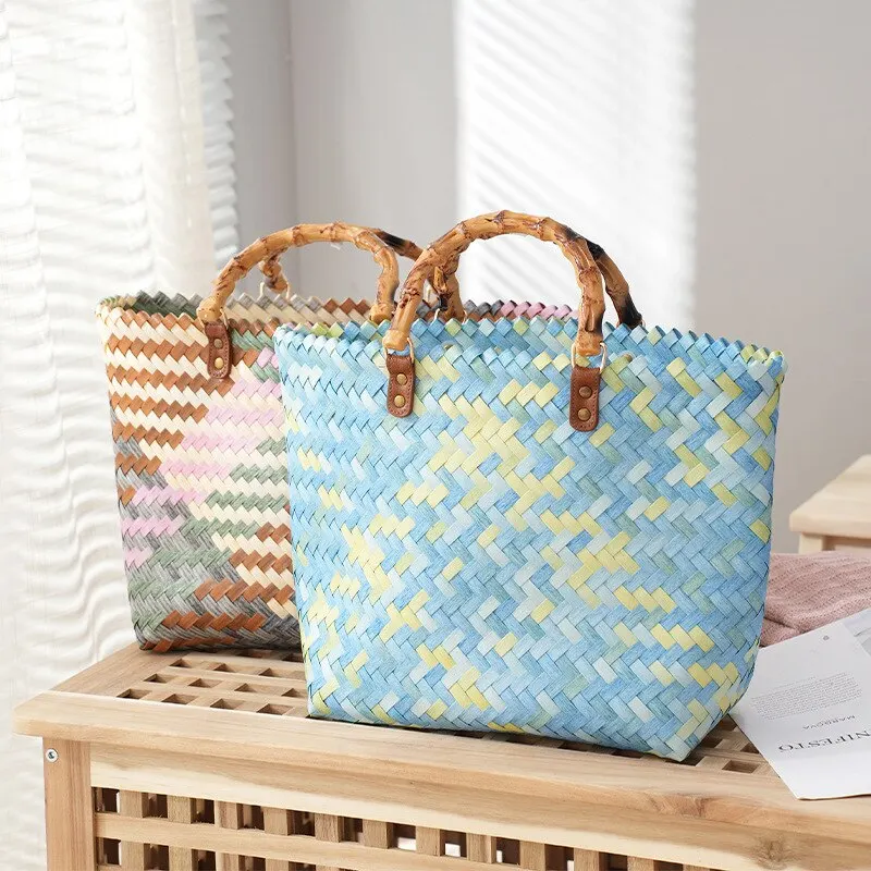 Borse da donna vintage in ratt - Basket Bag Wicker recensione e prezzo