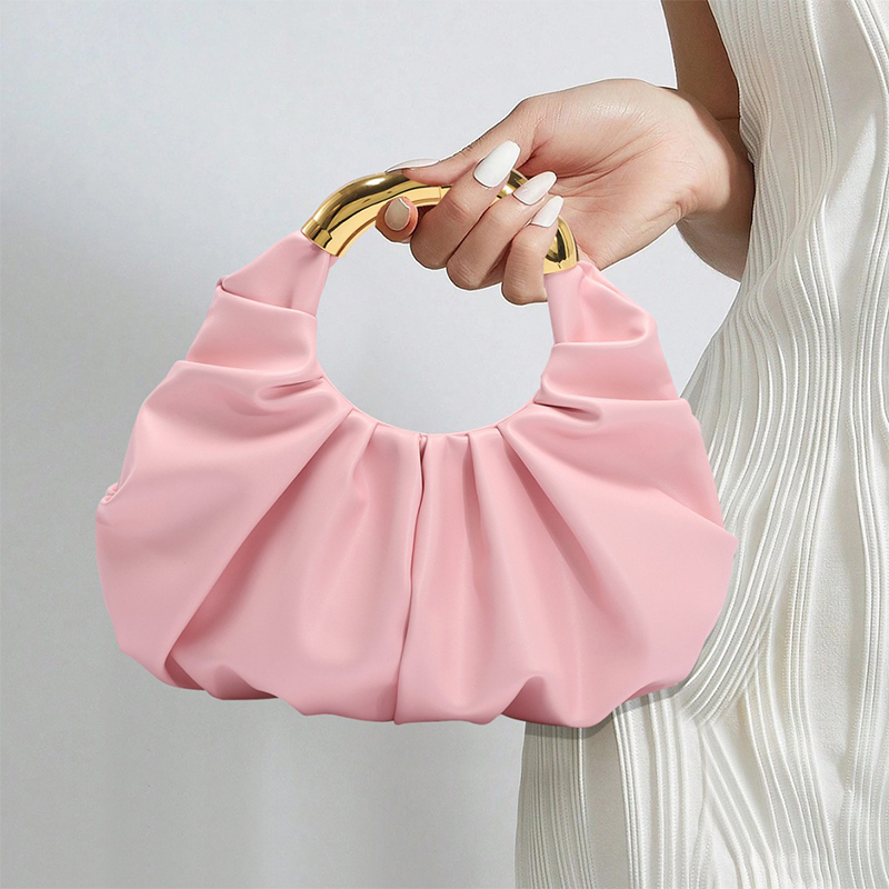 Borsa a mano pieghettata con m - Women Bags High End Brands recensione e prezzo