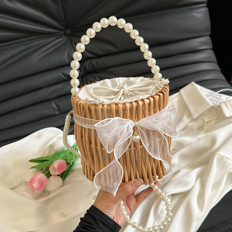 Cesto Nuziale in Vimini Intrec - Basket Bag Wicker recensione e prezzo