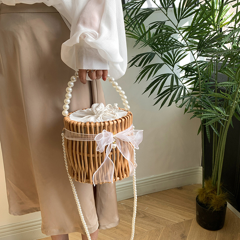 Cesto Nuziale in Vimini Intrec - Basket Bag Wicker recensione e prezzo