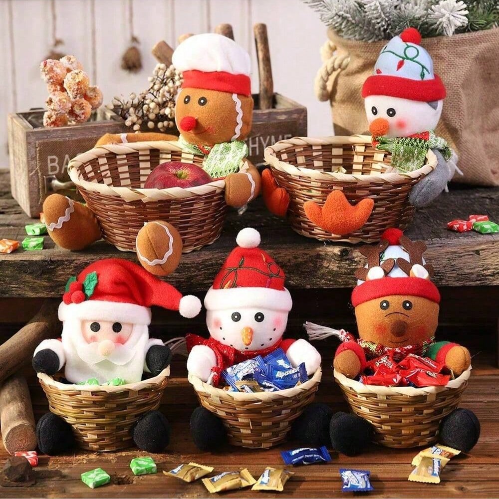 Decorazione Natalizia: Cesto d - Basket Bag Wicker recensione e prezzo