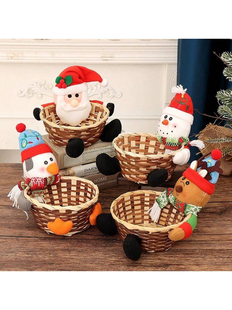 Decorazione Natalizia: Cesto d - Basket Bag Wicker recensione e prezzo