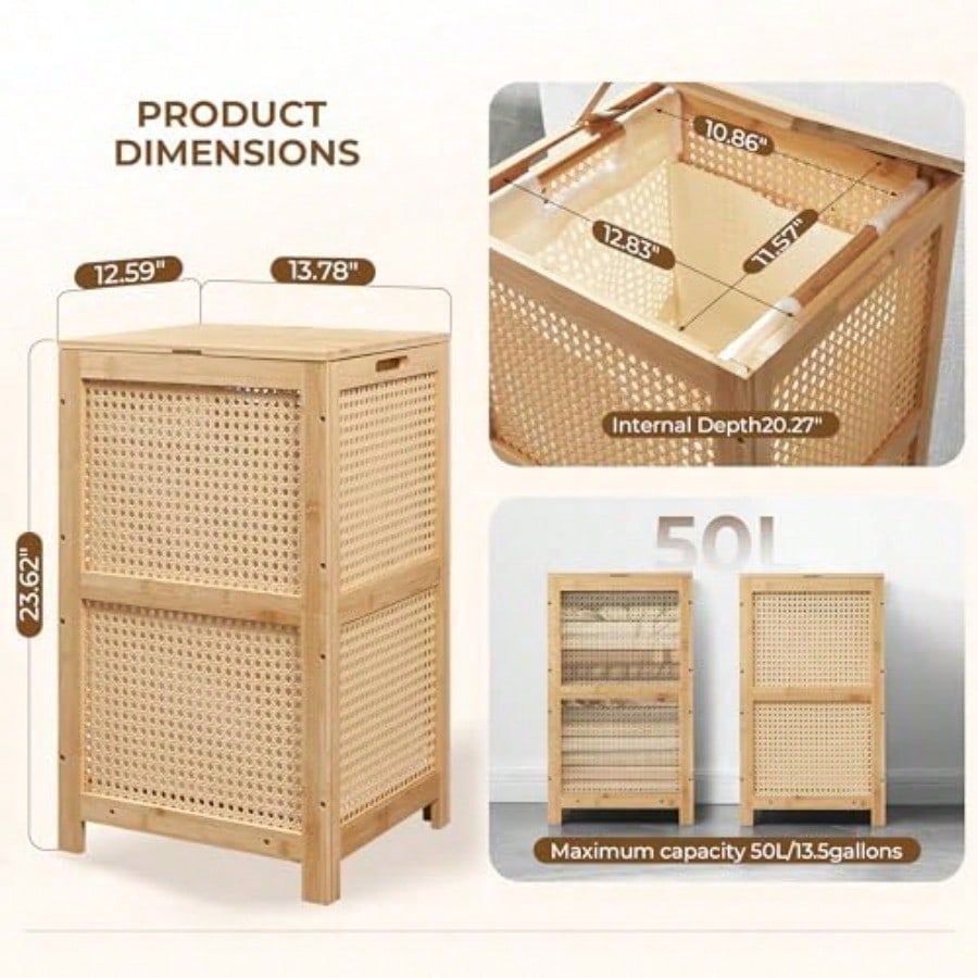 Cesto per la Biancheria in Vim - Basket Bag Wicker recensione e prezzo