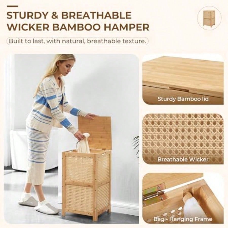 Cesto per la Biancheria in Vim - Basket Bag Wicker recensione e prezzo