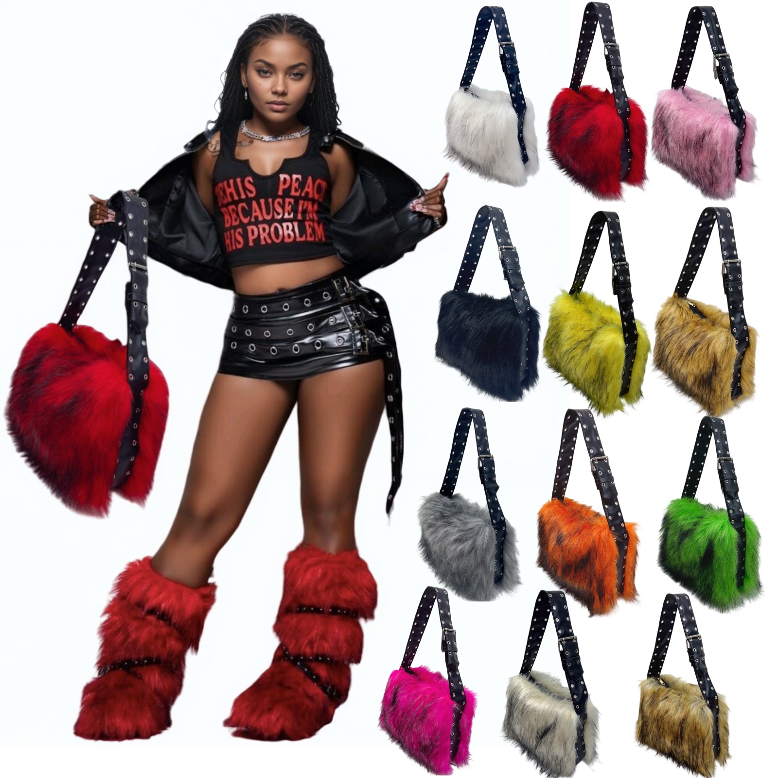 Borsa da donna in pelliccia si - Women Bags Leather recensione e prezzo
