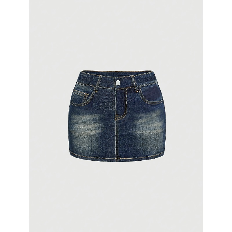 Gonna Corta Estiva in Denim Re - Women'S Retro Bags recensione e prezzo