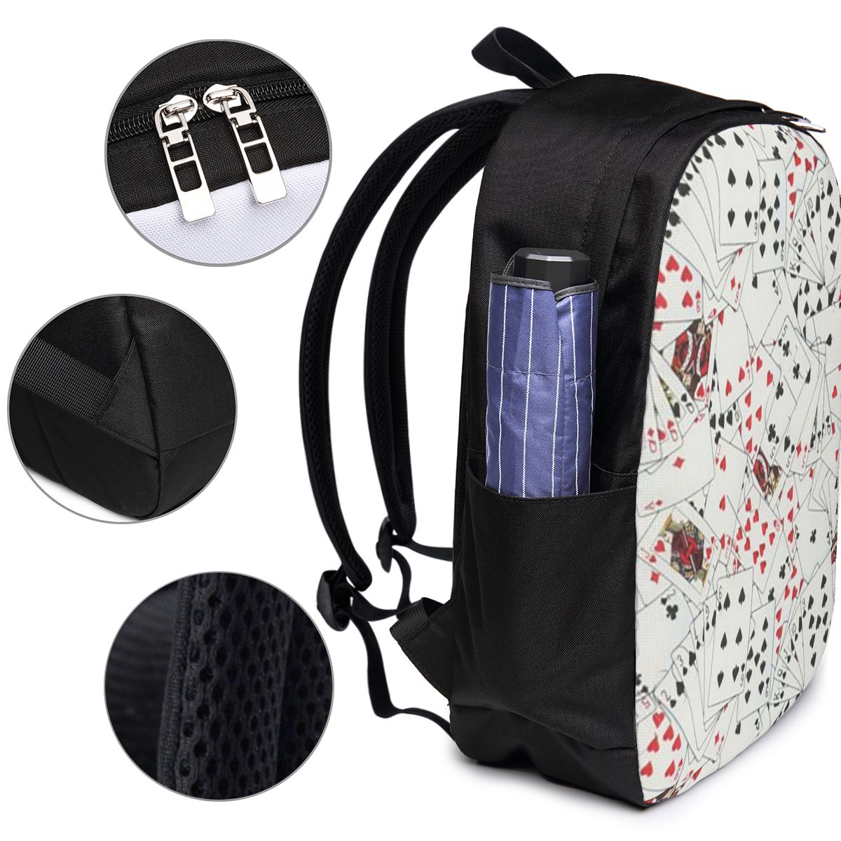 Zaino con stampa di carte da g - Women Bags For Travel recensione e prezzo