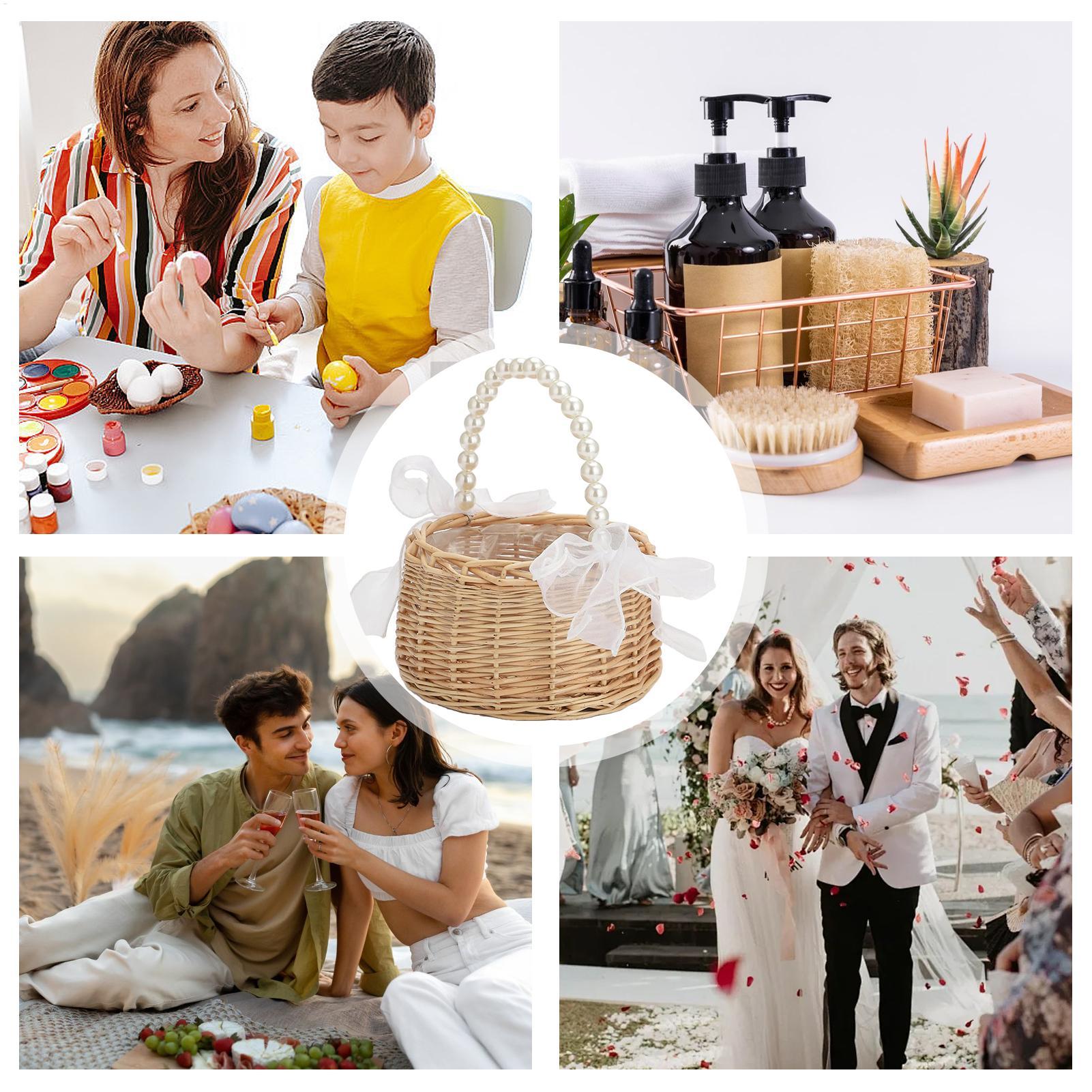 Cesto in vimini e rattan con m - Basket Bag Wicker recensione e prezzo