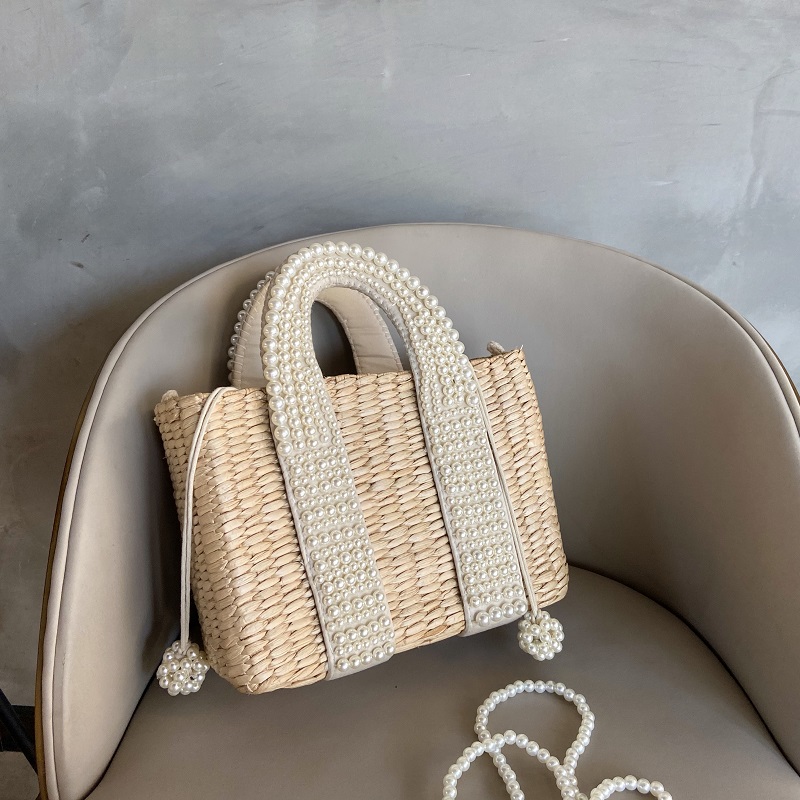 Borsa da spiaggia estiva in pa - Basket Bag Wicker recensione e prezzo