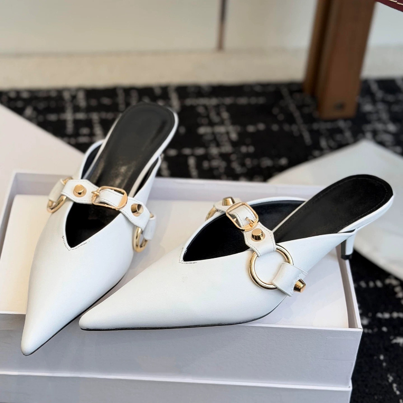 Mules da donna con fibbia a ri - Women Bags Leather recensione e prezzo