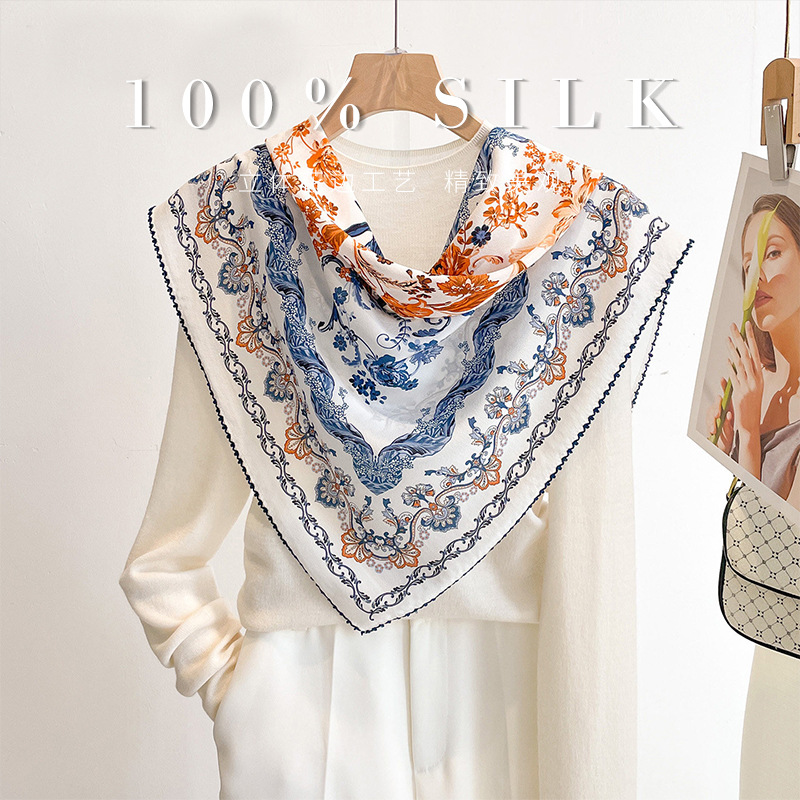 Foulard Quadrato di Lusso 100% - Women'S Retro Bags recensione e prezzo
