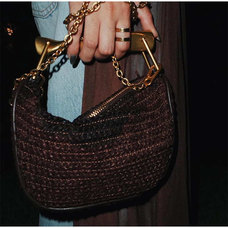 Borsa intrecciata a mano di ma - Women Bags High End Brands recensione e prezzo