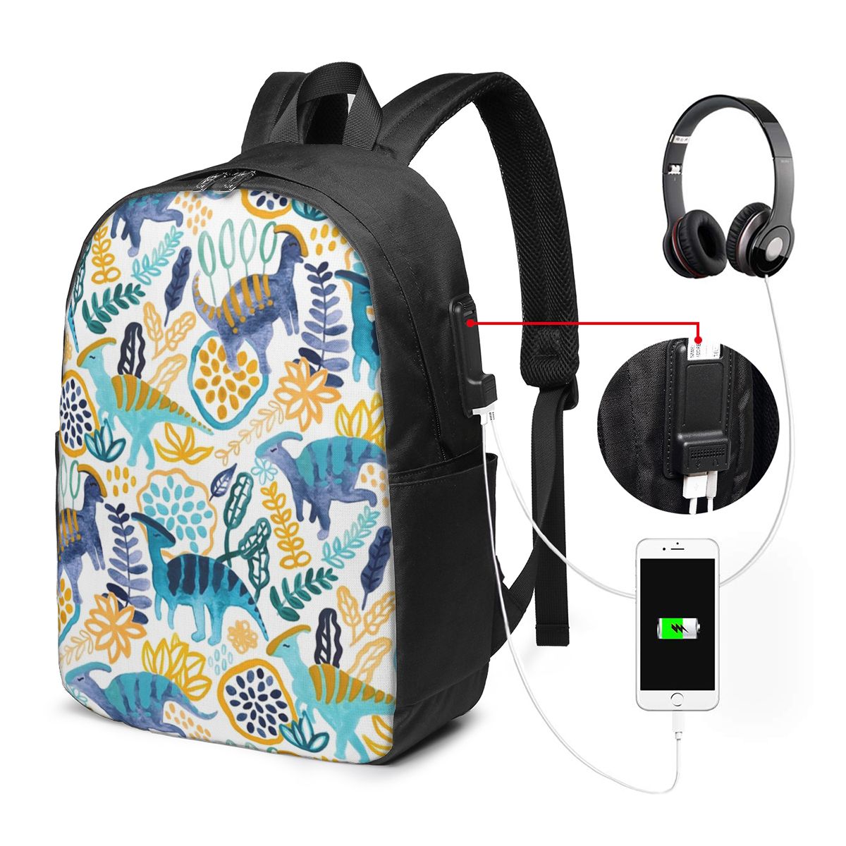 Gouache Parasaurolophuses Zain - Women Bags For Travel recensione e prezzo